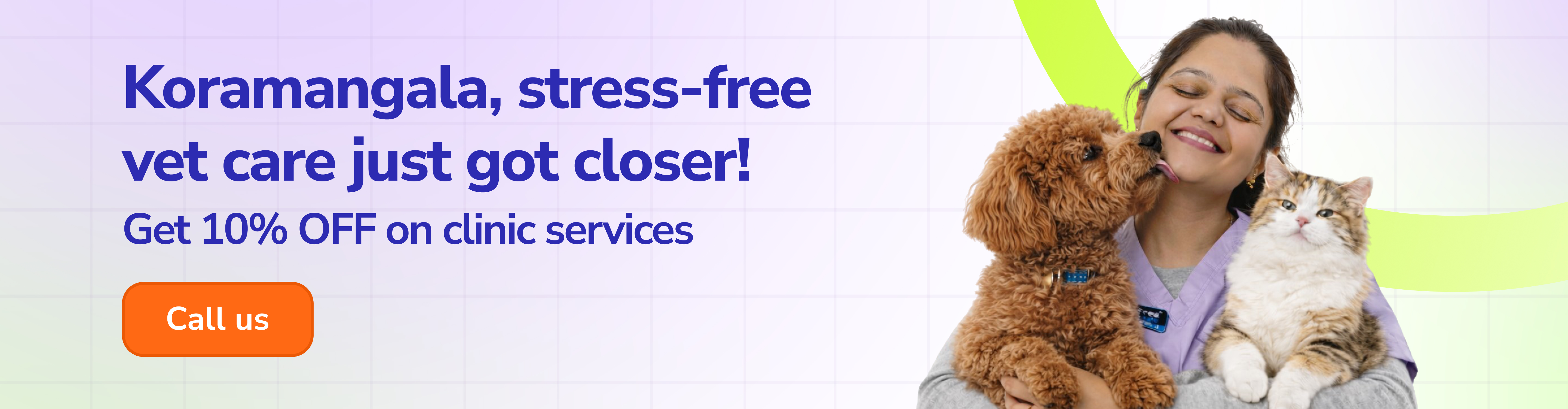 Supertails premium pet clinic and dog grooming center facility in Koramangala Bangalore near Marvel Multispeciality Hospital.