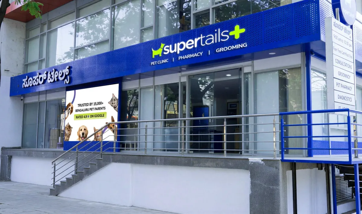 Supertails+ Indiranagar clinic on 80 Feet Road